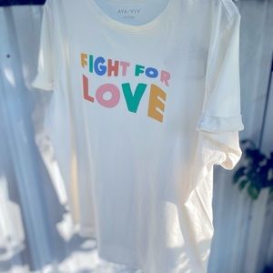 A&V cuffed season tee